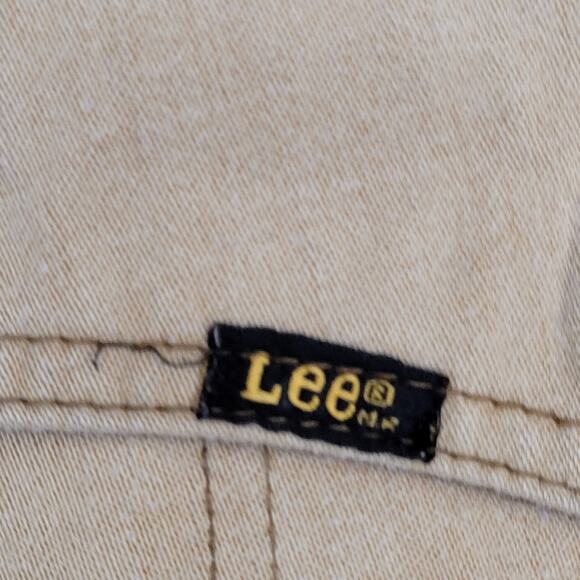 Vintage 60s Lee Snap Button Shirt XL 24x29 Khaki Brown USA - Picture 5 of 14